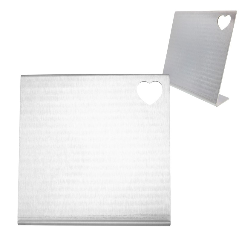                  Decoratiune Personalizata Rama Inox Argintiu Cum Vrei Tu
               