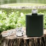 Breloc Sticla de Buzunar Personalizata Inox Verde Cum Vrei Tu