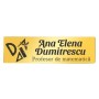 Ecuson Personalizat Inox Auriu Nume Profesor Matematica