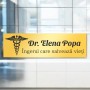 Ecuson Personalizat Inox Auriu Nume Doctor Inger