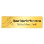 Ecuson Personalizat Inox Auriu Nume Stilist Manichiura Pedichiura