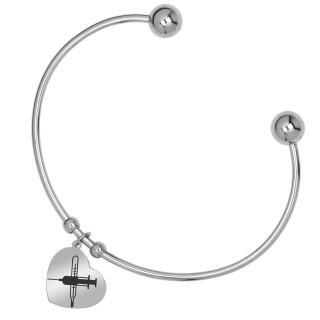 Bratara Personalizata Inima Inox Argintiu Doctor