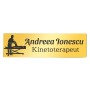 Ecuson Personalizat Inox Auriu Nume Kinetoterapeut