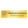 Ecuson Personalizat Inox Auriu Nume Maseur