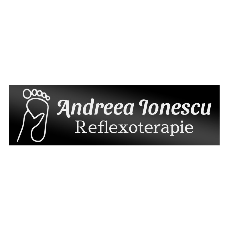                  Ecuson Personalizat Inox Negru Nume Reflexoterapie
               