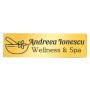 Ecuson Personalizat Inox Auriu Nume Wellness Spa