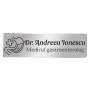 Ecuson Personalizat Inox Argintiu Nume Medic Gastroenterolog