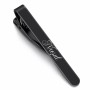 Clips Personalizat Cravata Inox Negru Nuntasi