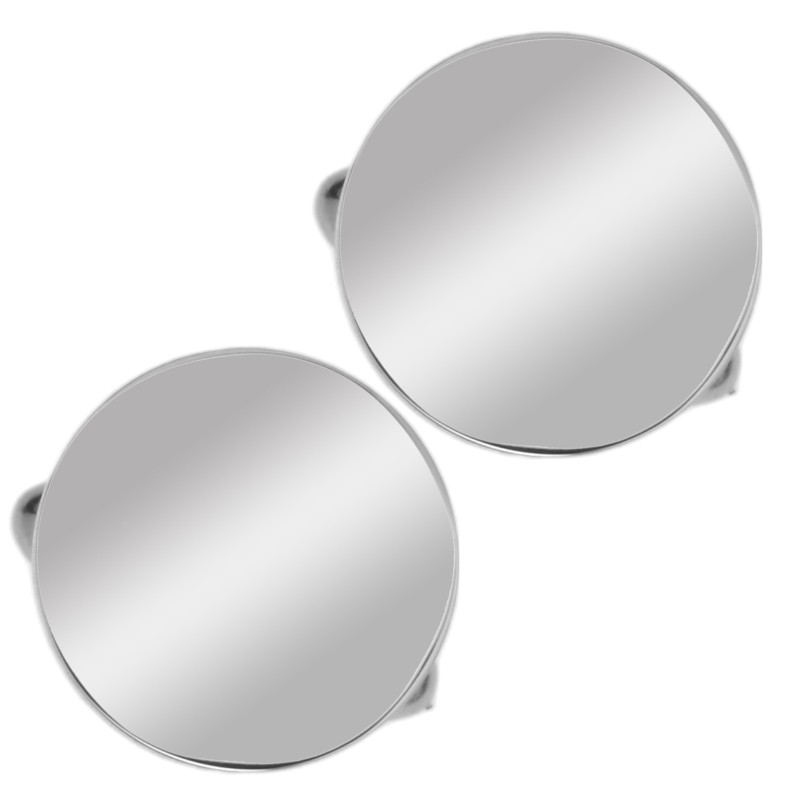                  Butoni personalizati Rotund Inox Argintiu Logo Companie
               