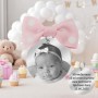 Marturie Botez Personalizata Pandantiv Inox Argintiu Fetita Poza Nume Data