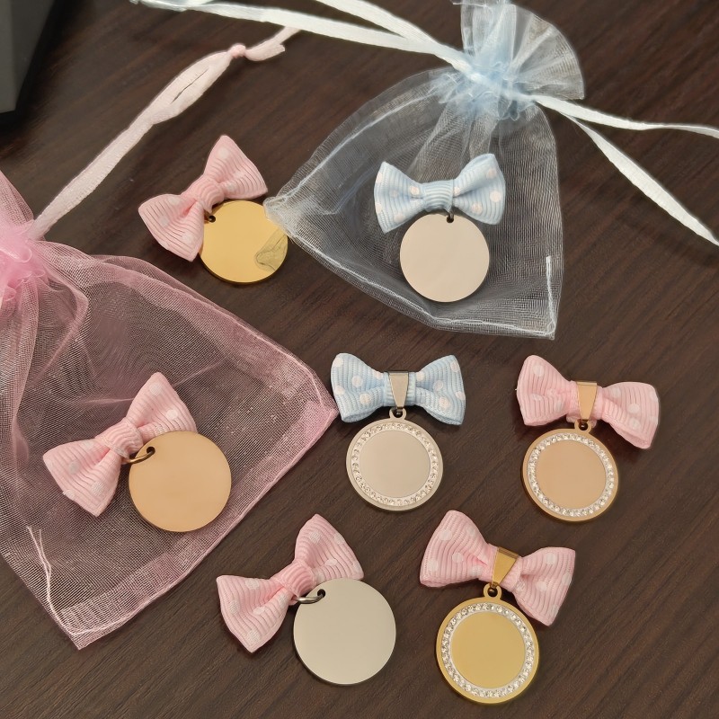 Marturie Personalizata Pandantiv Inox Rose Gold Baiat Cum Vrei Tu