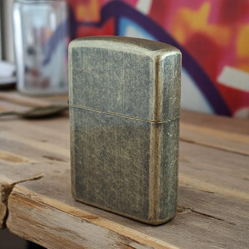 Bricheta Personalizata Inox Vintage Politie initiale