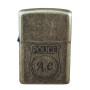 Bricheta Personalizata Inox Vintage Politie initiale