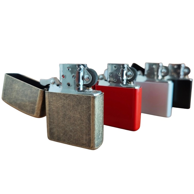                  Bricheta Personalizata Inox Gri Perlat Tata si Sot
               