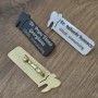 Ecuson Personalizat Stomatolog Inox Argintiu Numele si Functia Ta