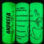 Termos Personalizat Fosforescent Alb Verde Mesajul tau