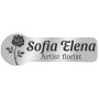 Ecuson Personalizat Zoom Inox Argintiu Nume Designer Florist
