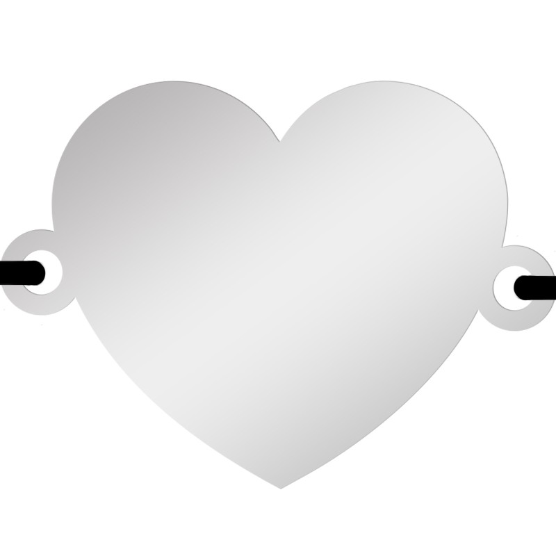                  Bratara Personalizata Inima Inox Argintiu Iubitor de Animale Kola Kariola
               