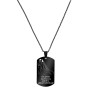 Colier Personalizat Army Inox Negru Nunta