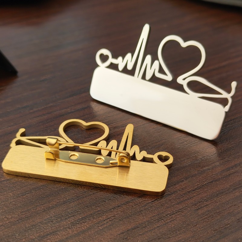 Ecuson Medical Personalizat Inox Albastru Medic Chirurg