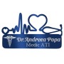 Ecuson Medical Personalizat Inox Albastru Medic ATI