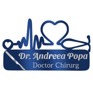 Ecuson Medical Personalizat Inox Albastru Medic Chirurg