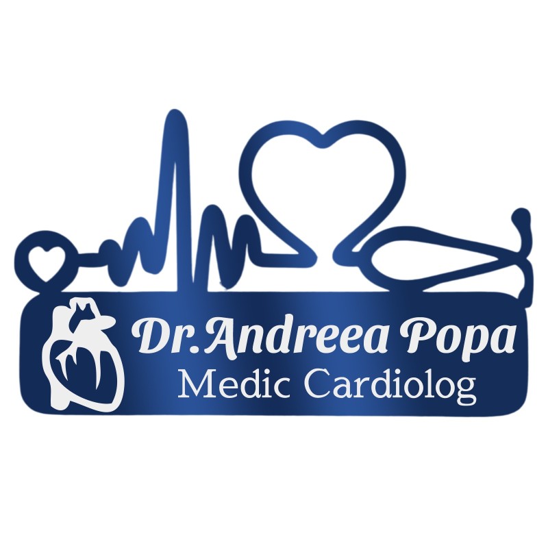 Ecuson Medical Personalizat Inox Albastru Medic Cardiolog