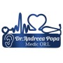 Ecuson Medical Personalizat Inox Albastru Medic ORL