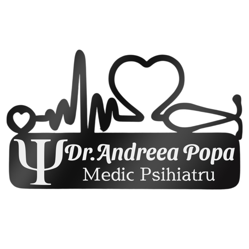 Ecuson Medical Personalizat Inox Negru Medic Psihiatru