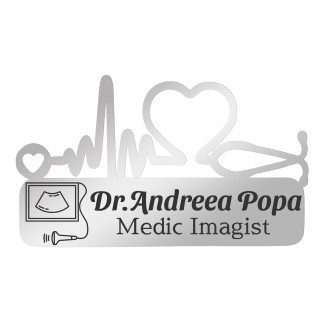 Ecuson Medical Personalizat Inox Argintiu Medic Imagist