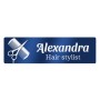 Ecuson Personalizat Inox Albastru Nume Hair Stylist Frizerie