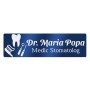 Ecuson Personalizat Inox Albastru Nume Medic Stomatolog