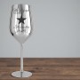 Pahar Vin Personalizat Inox Argintiu Legenda se Pensioneaza