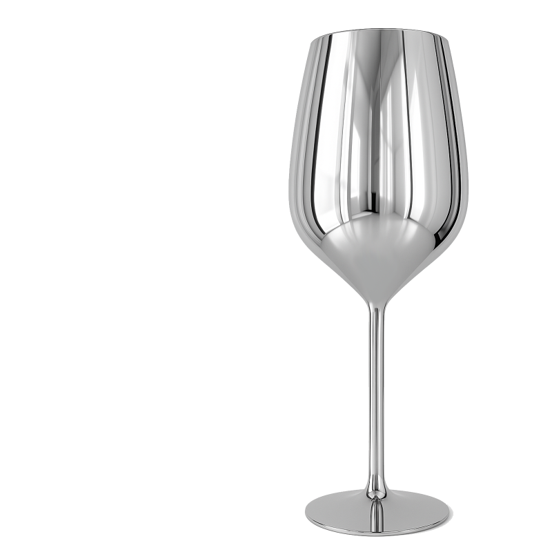                  Pahar Vin Personalizat Inox Argintiu Cum Vrei Tu
               