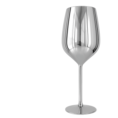 Pahar Vin Personalizat Inox Argintiu Cum Vrei Tu