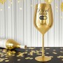 Pahar Vin Personalizat Inox Auriu Mode On