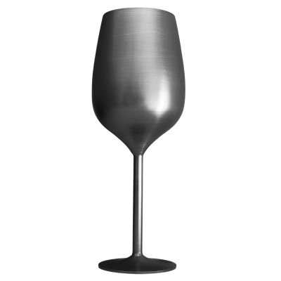 Pahar Vin Personalizat Inox Negru Satin Cum Vrei Tu