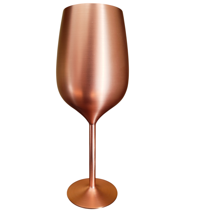                  Pahar Vin Personalizat Inox Rose Gold Satin Cum Vrei Tu
               