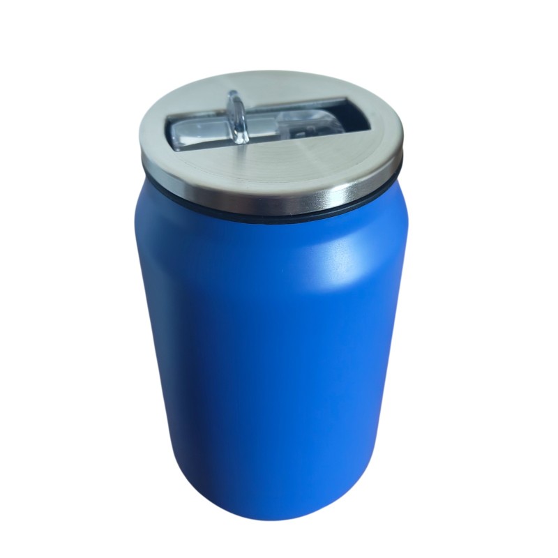                  Termos Personalizat Doza cu Pai Inox Albastru Santa Knows You've been a C*nt
               