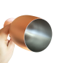 Pahar Vin Personalizat Inox Rose Gold Satin Femeie Cool Do I look like I give a f*ck
