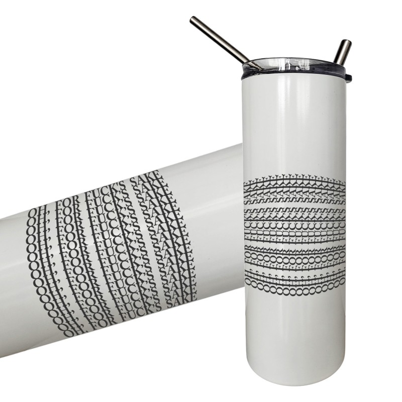                  Termos Personalizat Fosforescent Alb Verde Mesaj Secret Oh For F*ck Sake
               