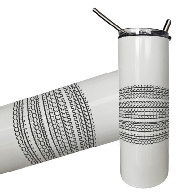 Termos Personalizat Fosforescent Alb Verde Mesaj Secret Oh For F*ck Sake