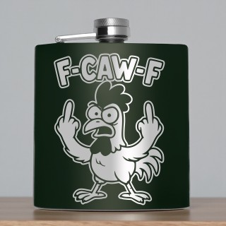 Sticla de buzunar 200ml Personalizata Inox Verde Gaine F-Caw-F