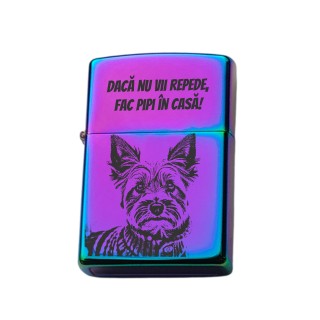 Bricheta Personalizata Inox Rainbow Cadou pentru Tata Poza Mesaj