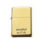 Bricheta Personalizata Inox Aurie Mindful as F*ck