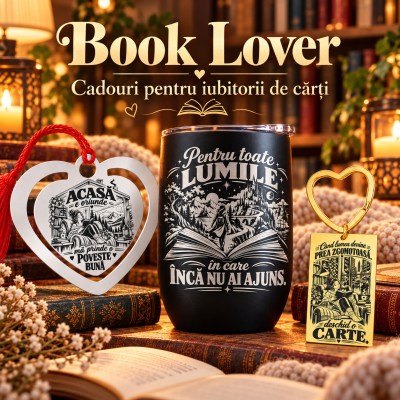 Cadouri pentru iubitorii de cărți – 10 idei originale pentru pasionații de lectură
